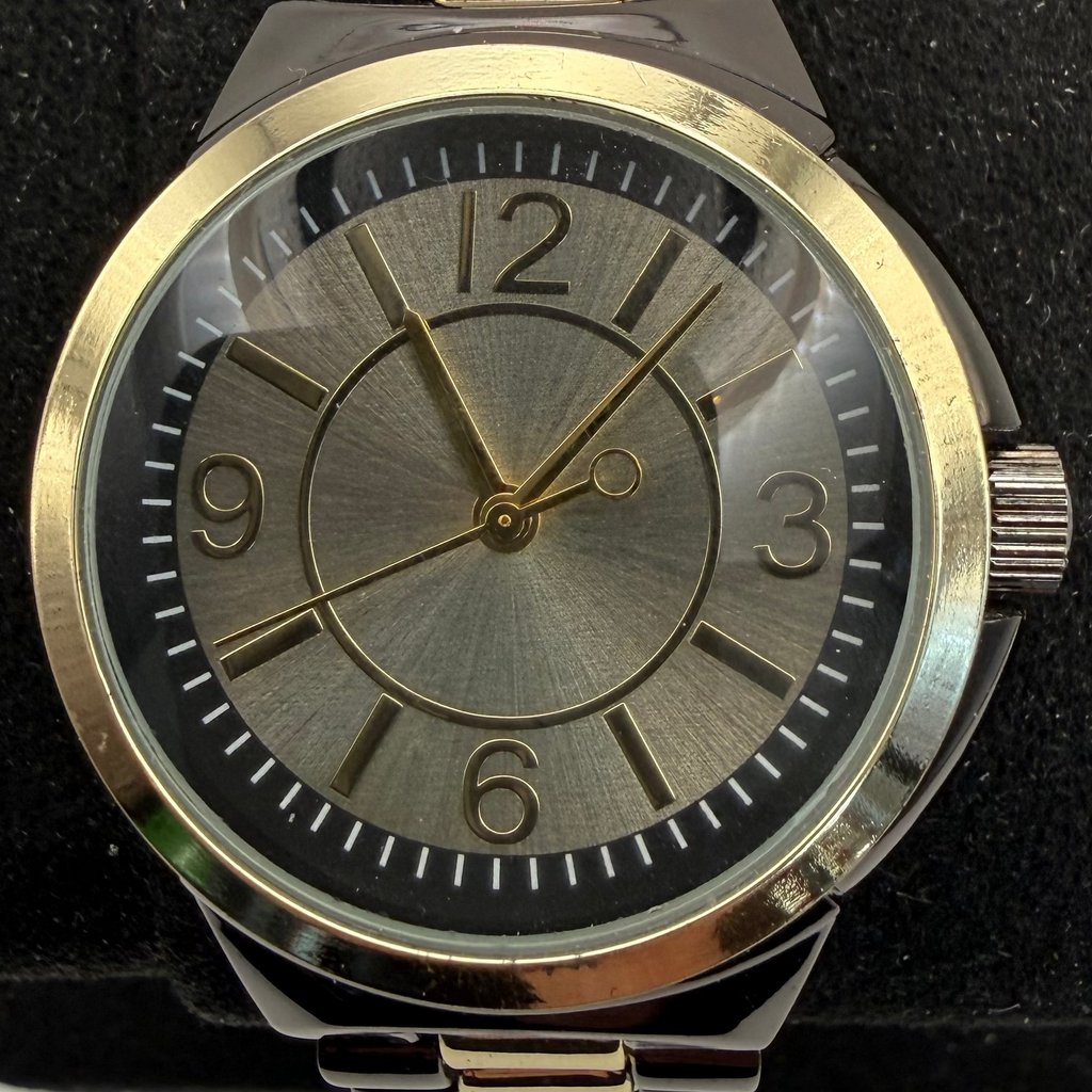 George- Black and gold fashion watch- £7.99