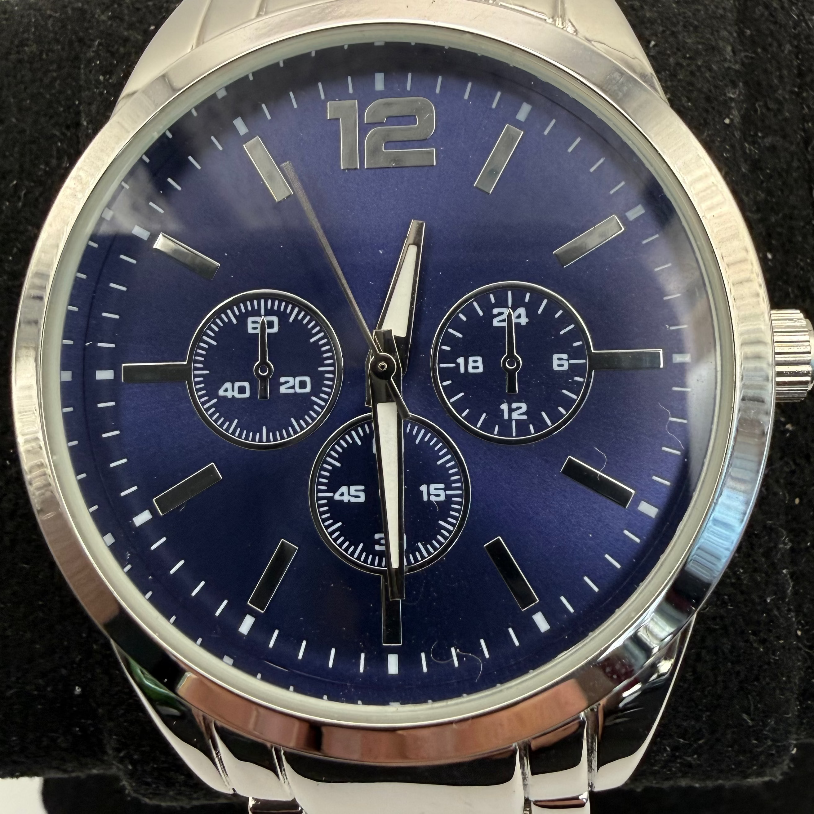 GB61 Men's Blue Dial Watch- £15.00