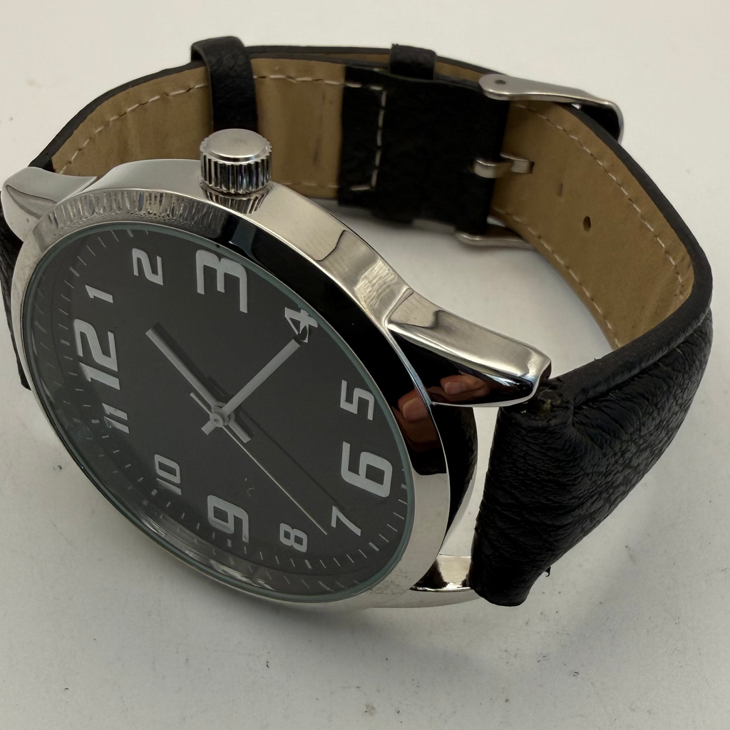 Men's Classic Black Dial Watch- £10.00
