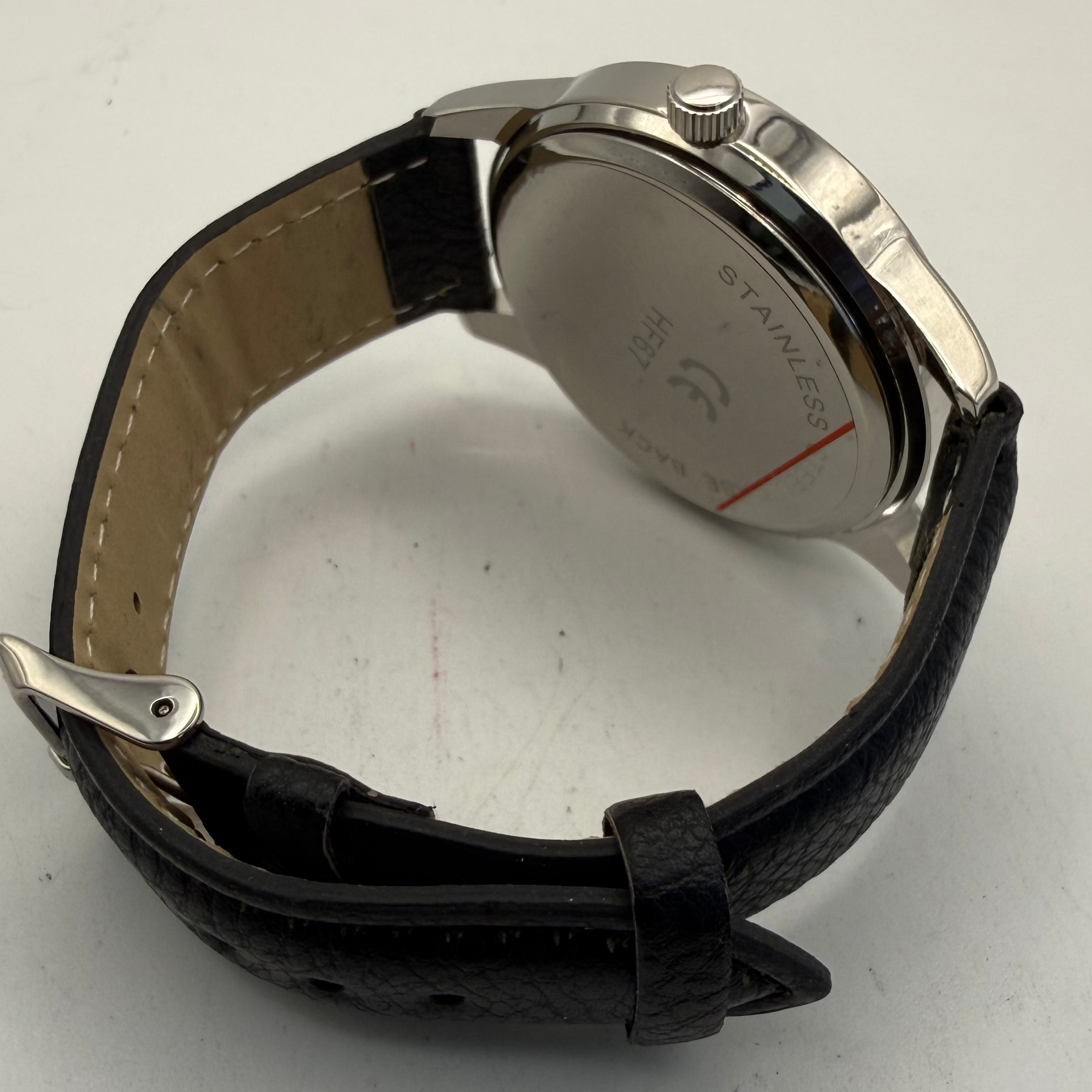 Men's Classic Black Dial Watch- £10.00