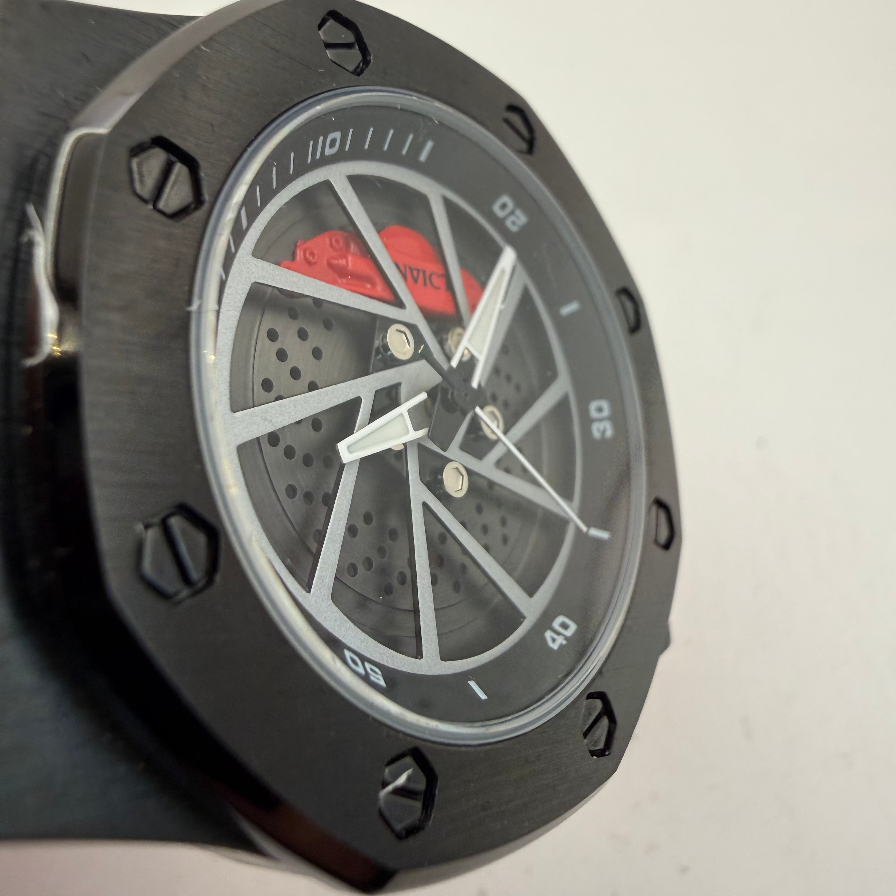 Invicta S1 Rally Style Skeleton Dial Watch
