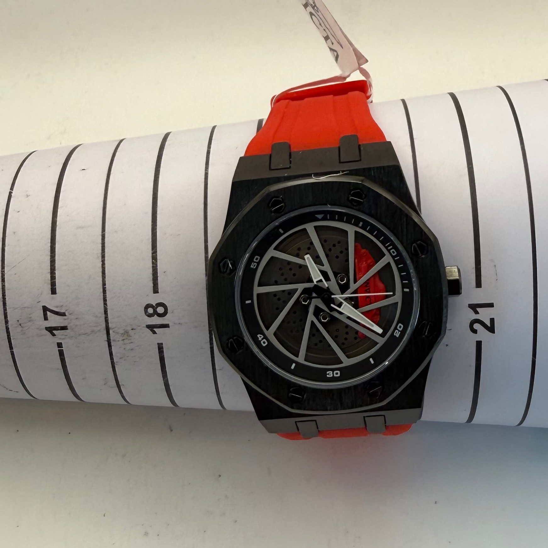 Invicta S1 Rally Style Skeleton Dial Watch