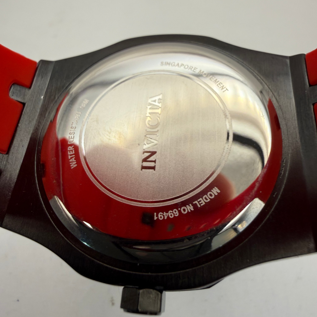 Invicta S1 Rally Style Skeleton Dial Watch