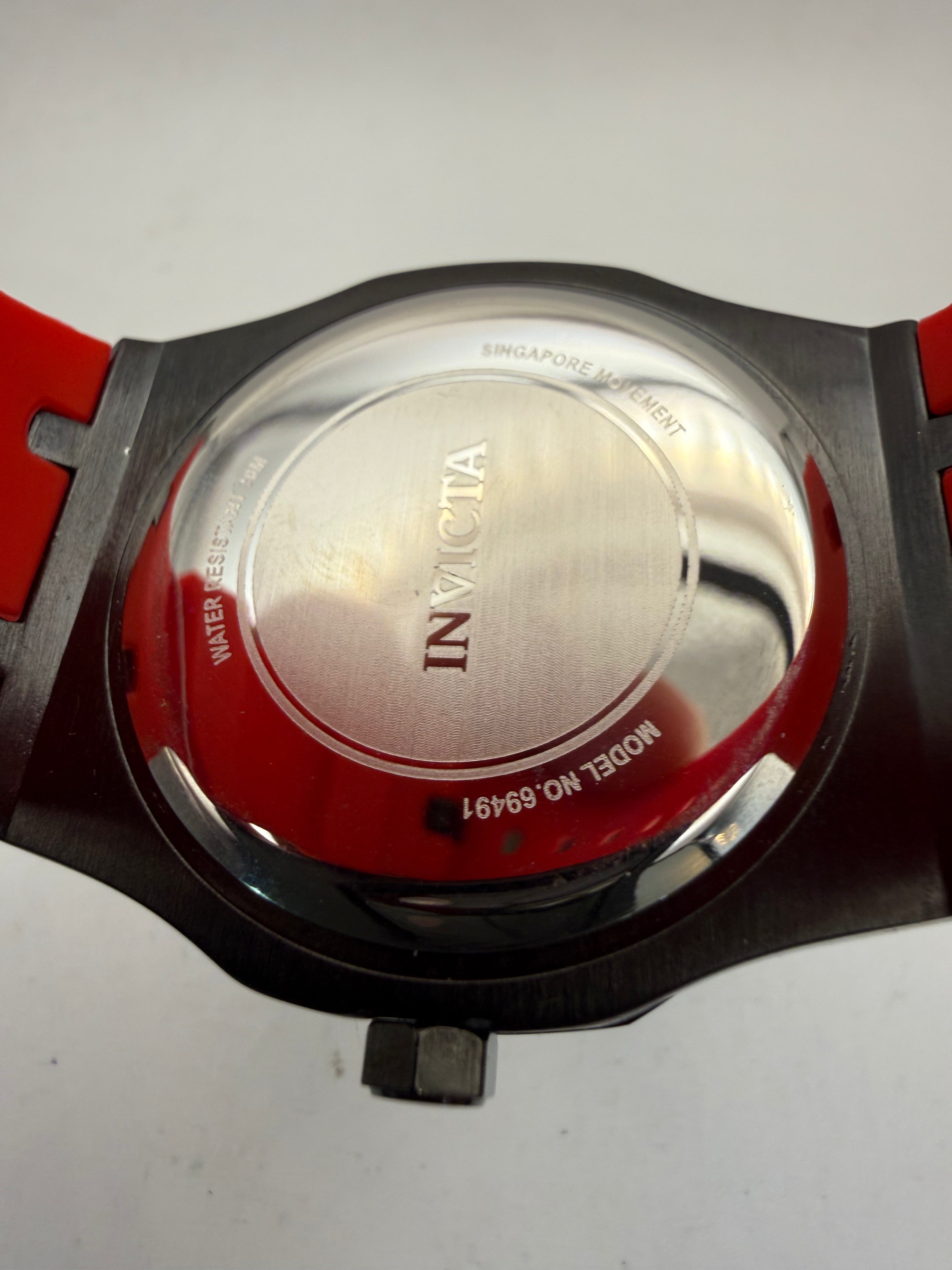 Invicta S1 Rally Style Skeleton Dial Watch