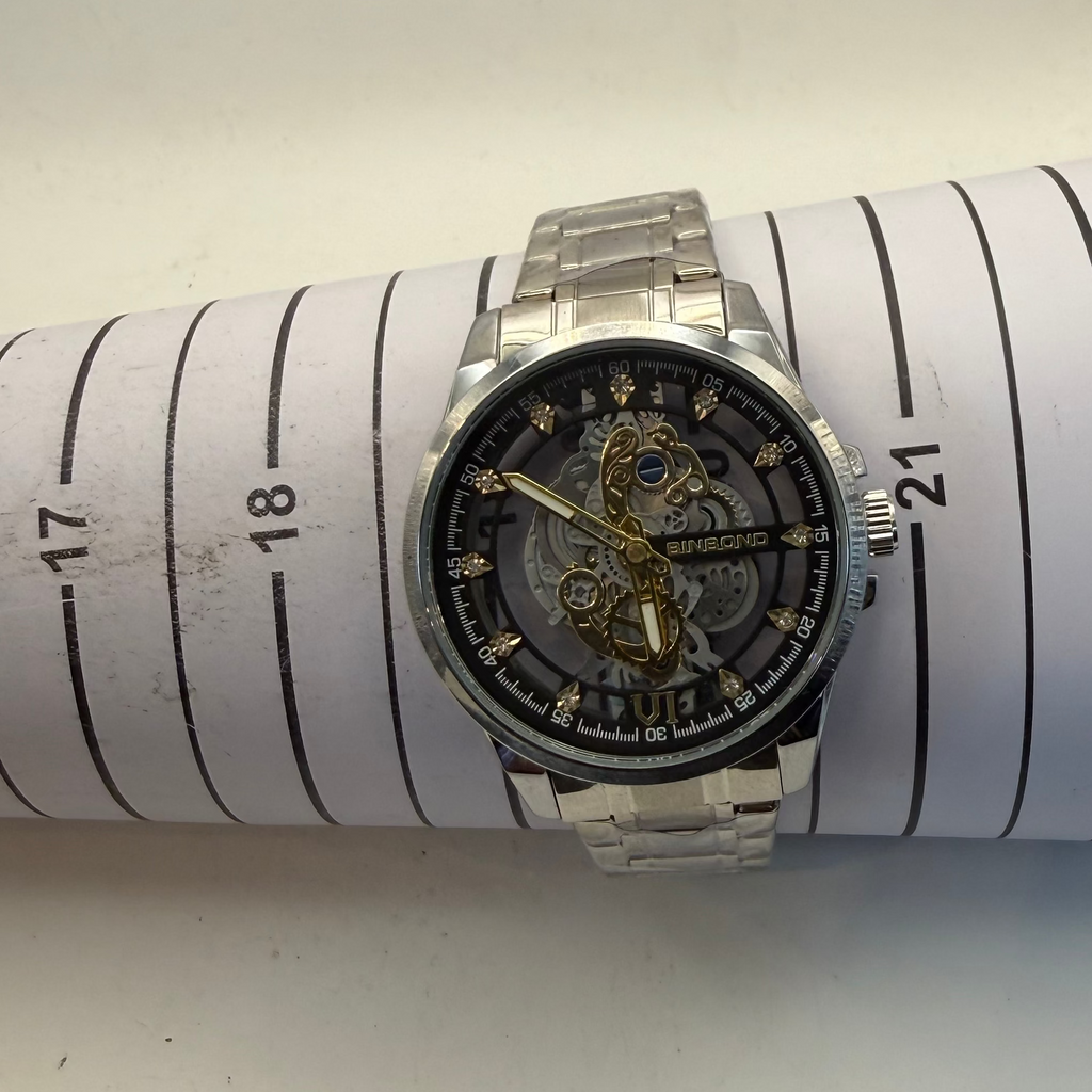 BINBOND Skeleton Quartz Watch (Fully Tested and Working)- £20.00