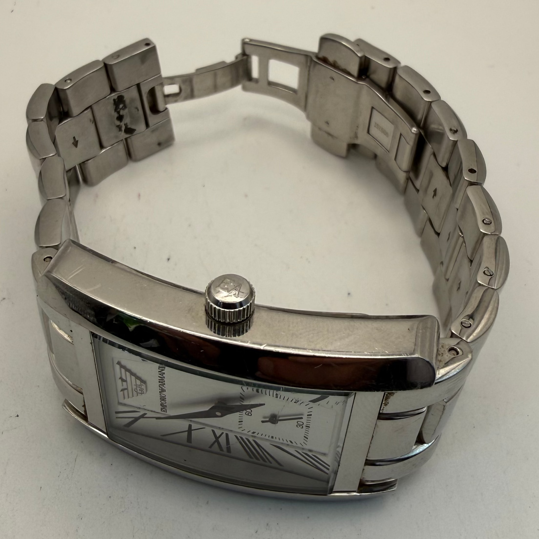 Emporio Armani AR0145 Rectangular Dress Watch (Fully Tested and Working)- £45.00