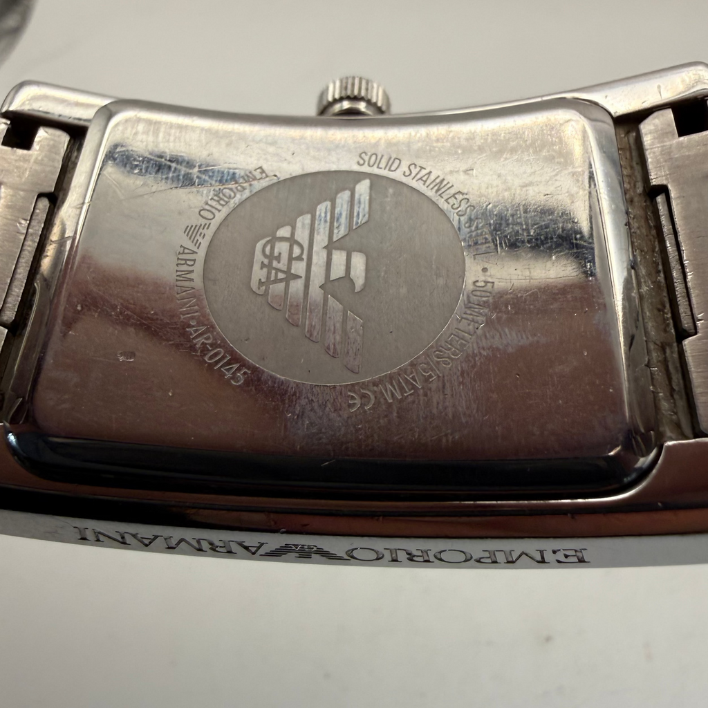 Emporio Armani AR0145 Rectangular Dress Watch (Fully Tested and Working)- £45.00