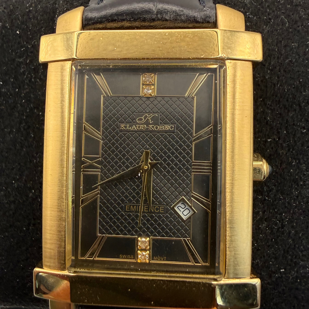 Klaus-Kobec Eminence Swiss Movt Date Watch (Fully Tested and Working)- £95.00