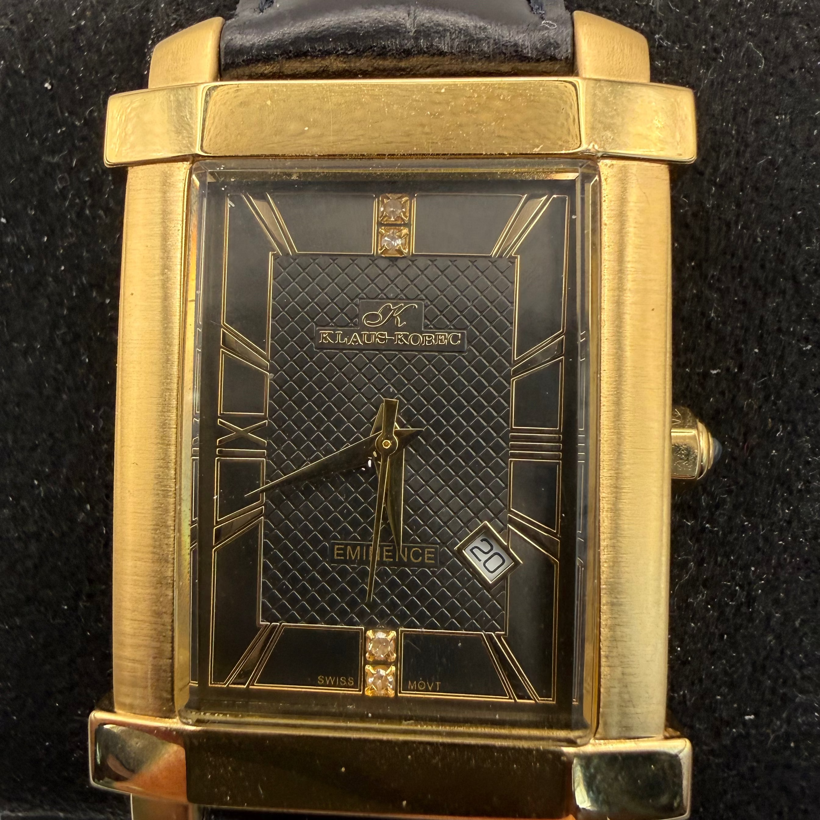 Klaus-Kobec Eminence Swiss Movt Date Watch (Fully Tested and Working)- £95.00