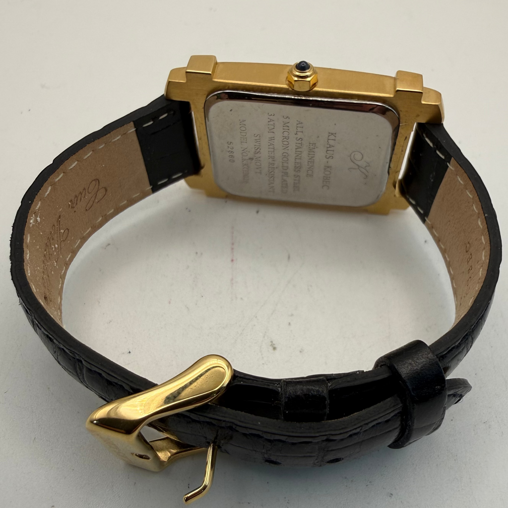 Klaus-Kobec Eminence Swiss Movt Date Watch (Fully Tested and Working)- £95.00