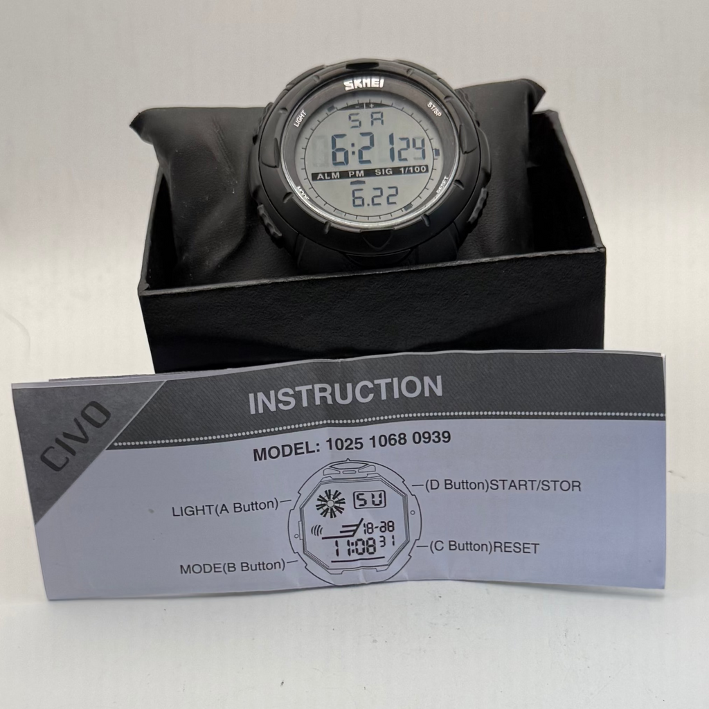 SKMEI WR50M Digital Sports Watch (Fully Tested and Working)- £12.00