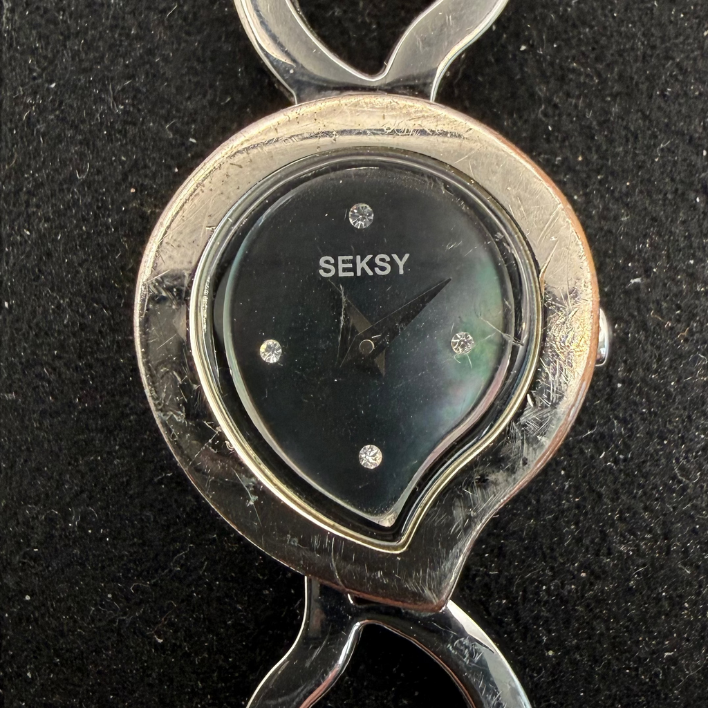 Seksy Eclipse Ladies Bracelet Watch Model 4989 (Fully Tested and Working)