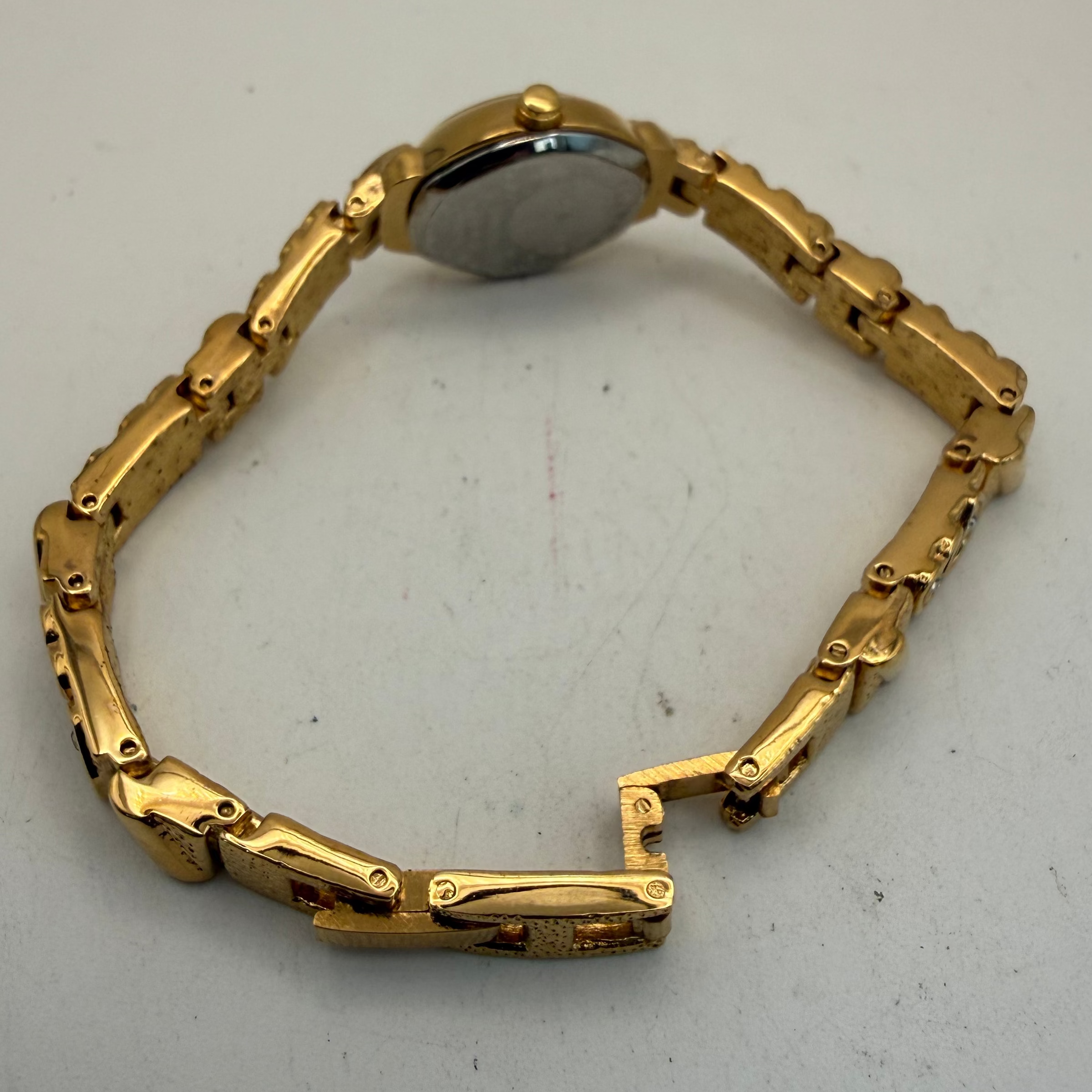 Sekonda Ladies Crystal Bracelet Watch Gold Tone Full Set (Fully Tested and Working)- £25.00