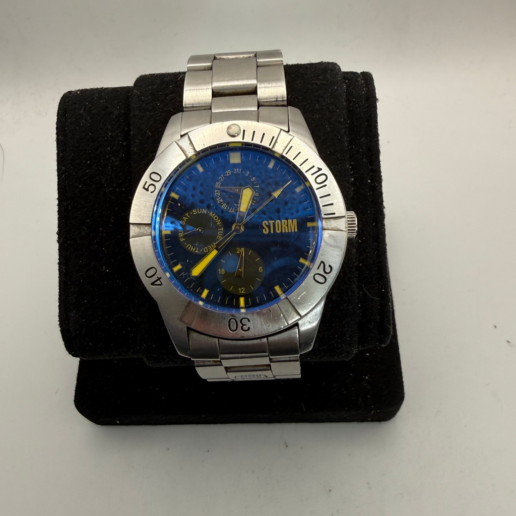 Storm Multilucre Blue Dial Quartz (Fully Tested and Working)- £45.00