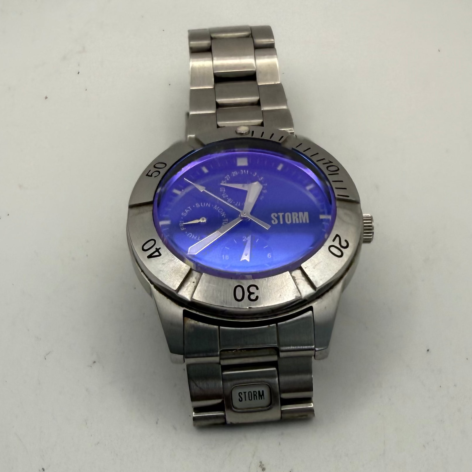 Storm Multilucre Blue Dial Quartz (Fully Tested and Working)- £45.00