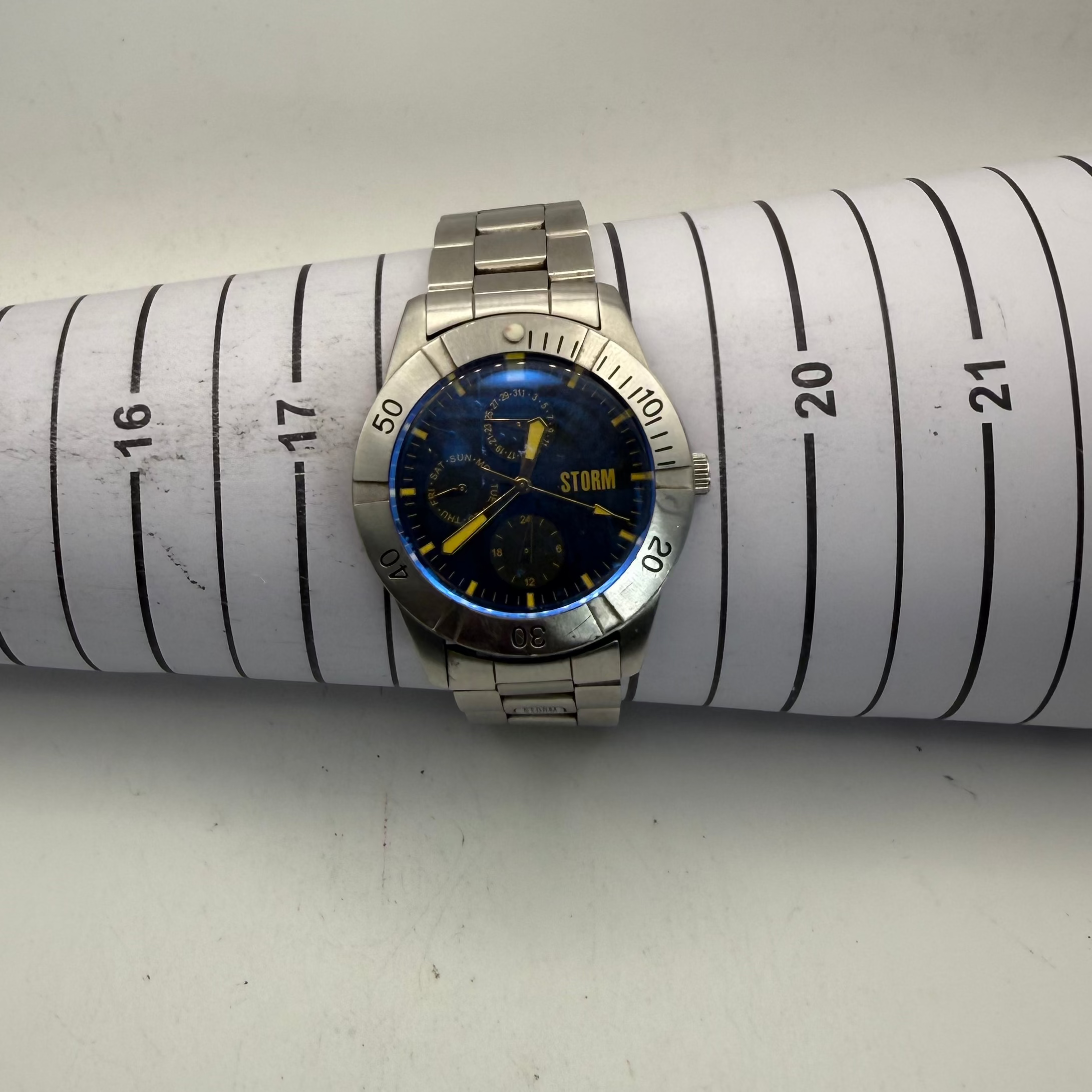 Storm Multilucre Blue Dial Quartz (Fully Tested and Working)- £45.00