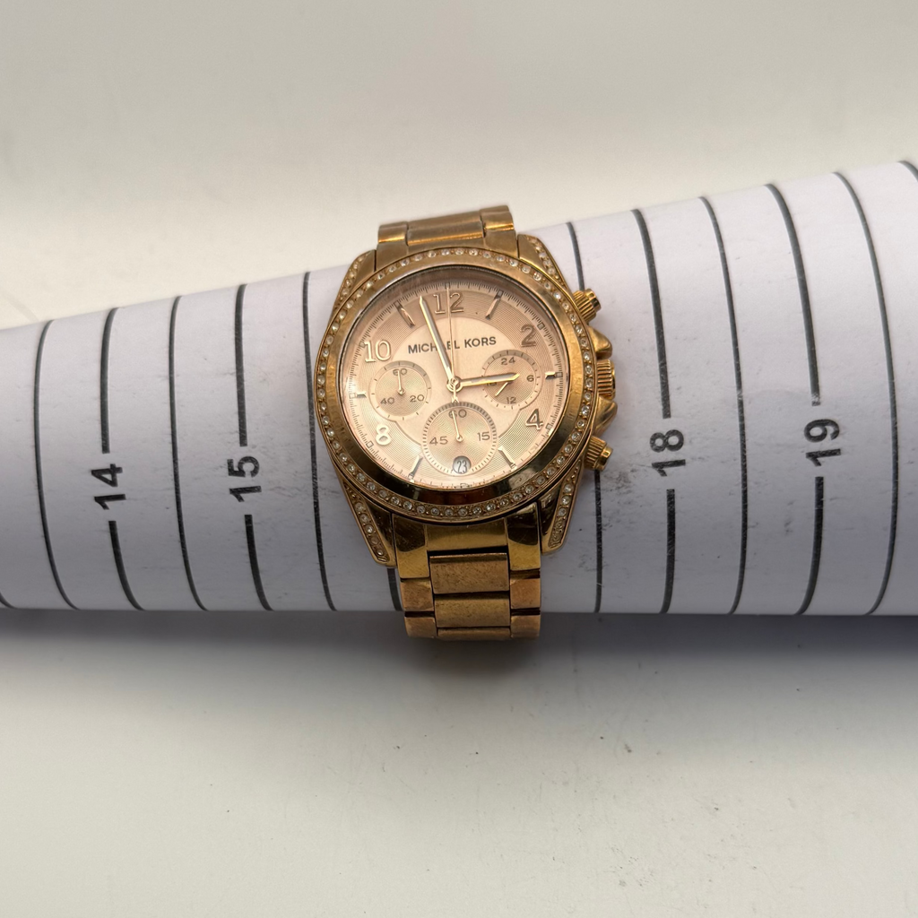 Michael Kors Rose Gold Chronograph Ladies Watch MK-5263 (Fully Tested and Working)- £50.00