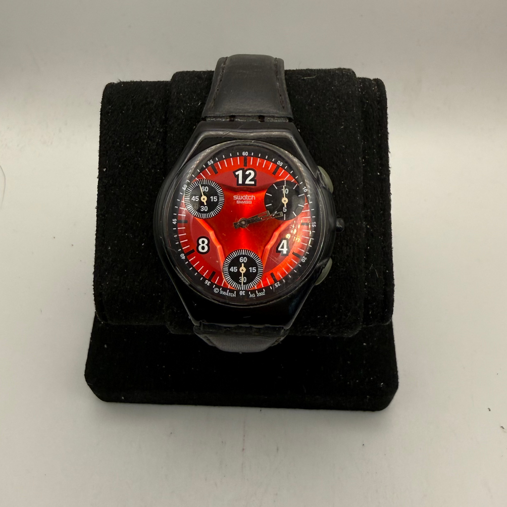 Swatch Irony Chronograph AG 2002 Red Dial (Fully Tested and Working)- £45.00