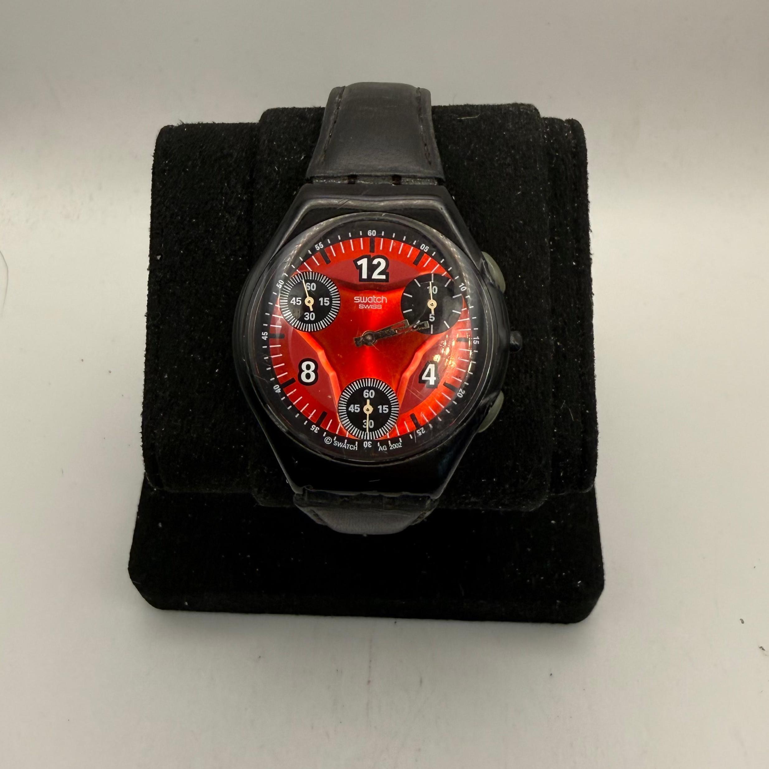 Swatch Irony Chronograph AG 2002 Red Dial (Fully Tested and Working)- £45.00