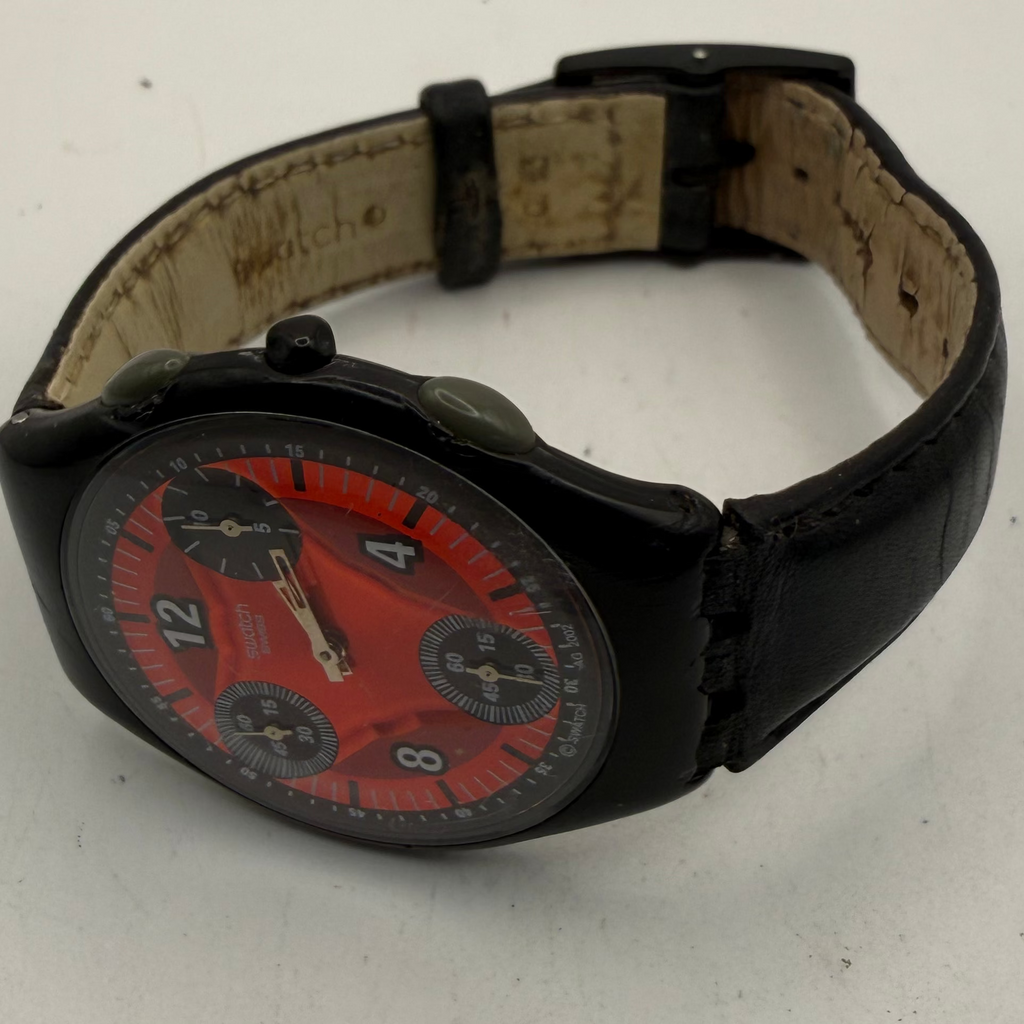 Swatch Irony Chronograph AG 2002 Red Dial (Fully Tested and Working)- £45.00