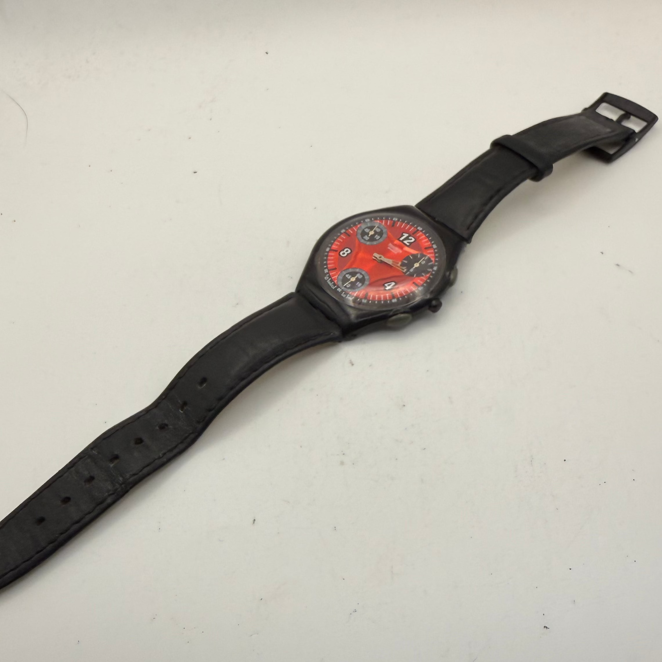 Swatch Irony Chronograph AG 2002 Red Dial (Fully Tested and Working)- £45.00