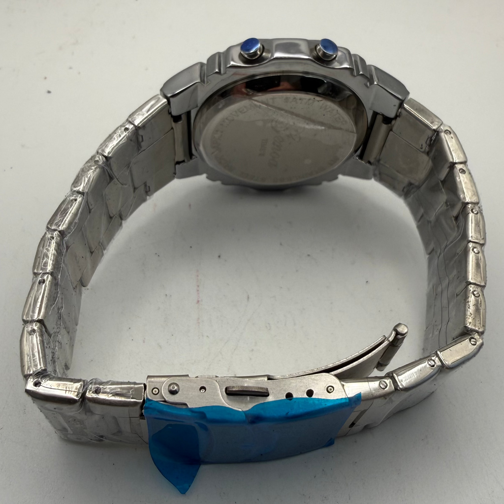 Genoa Alarm Chronograph Digital Watch Stainless Steel (Fully Tested and Working)- £15.00