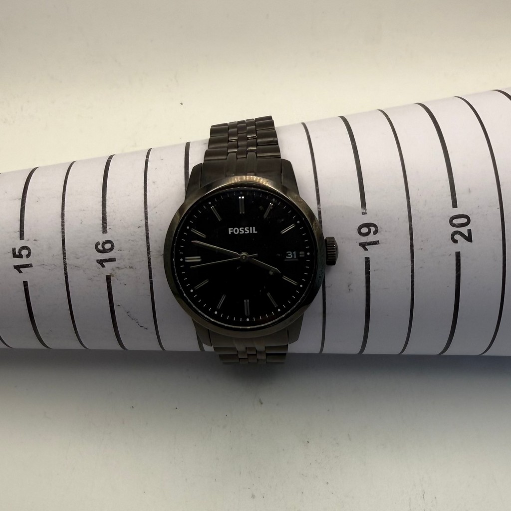 Fossil FS4820 Men's Black Stainless Steel Date Watch (Fully Tested and Working)- £40.00