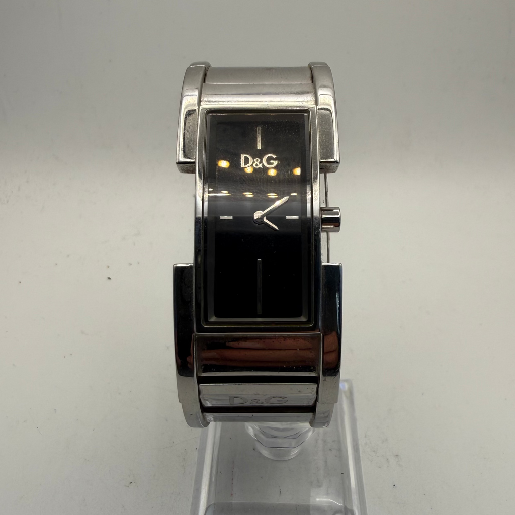 Dolce & Gabbana D&G Time Ladies Bangle Watch Black Dial Quartz (Fully Tested and Working)- £35.00