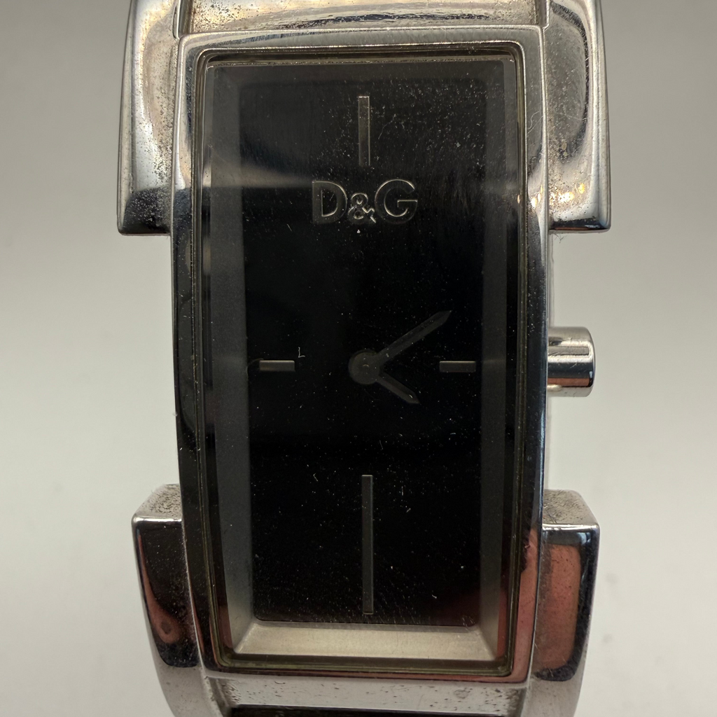 Dolce & Gabbana D&G Time Ladies Bangle Watch Black Dial Quartz (Fully Tested and Working)- £35.00
