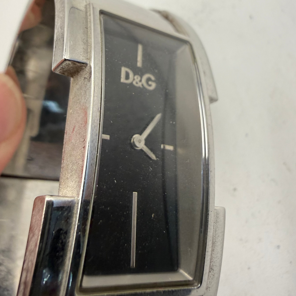 Dolce & Gabbana D&G Time Ladies Bangle Watch Black Dial Quartz (Fully Tested and Working)- £35.00