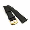 Leather Strap 20mm Black Genuine Leather-£7.99