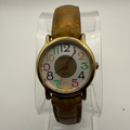 Orvis Quartz Ladies Watch – Gold Tone Case with Multicolour Dial- £14.99