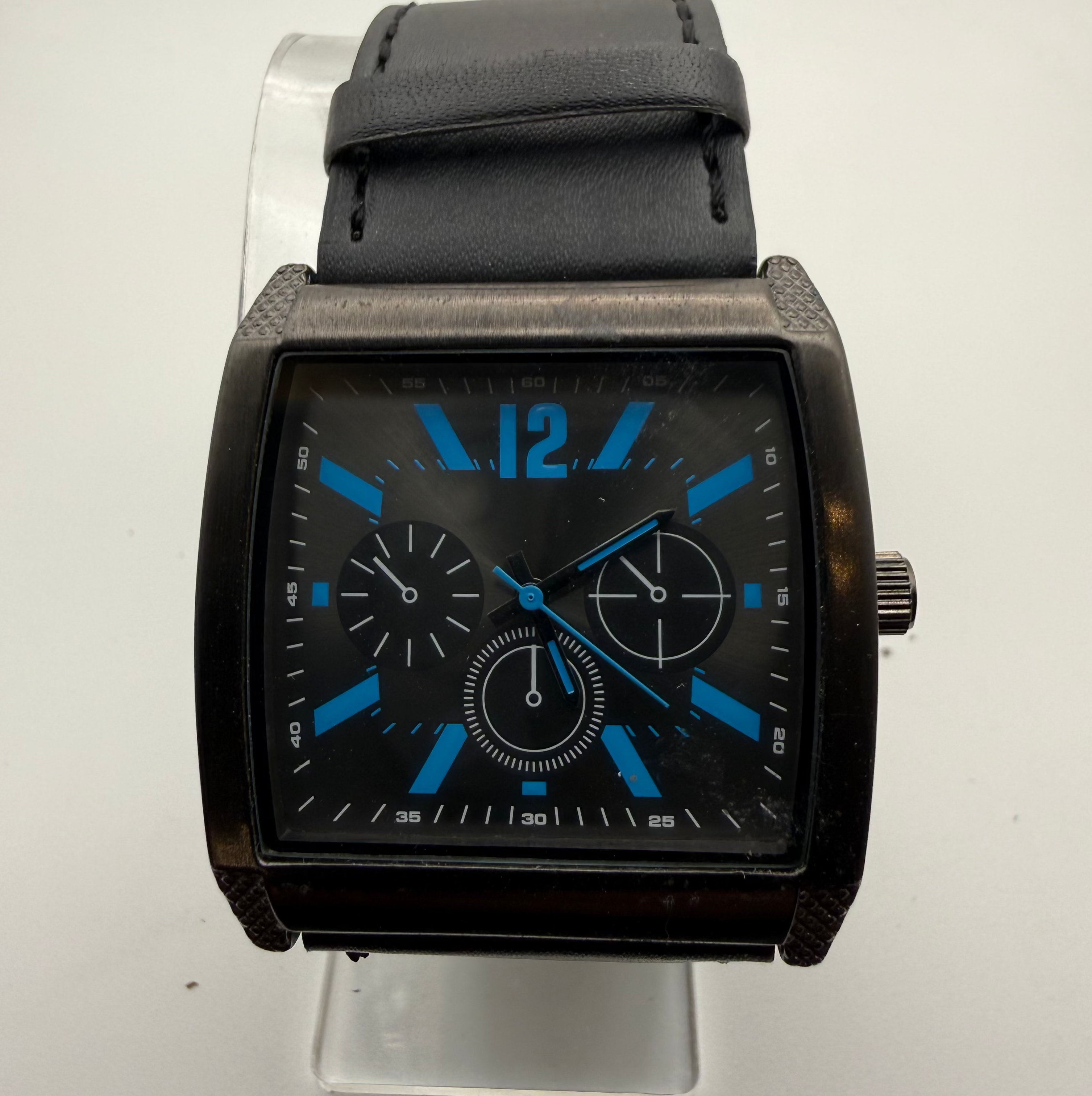 No Brand- Black Square Chronograph Style Watch- £9.99