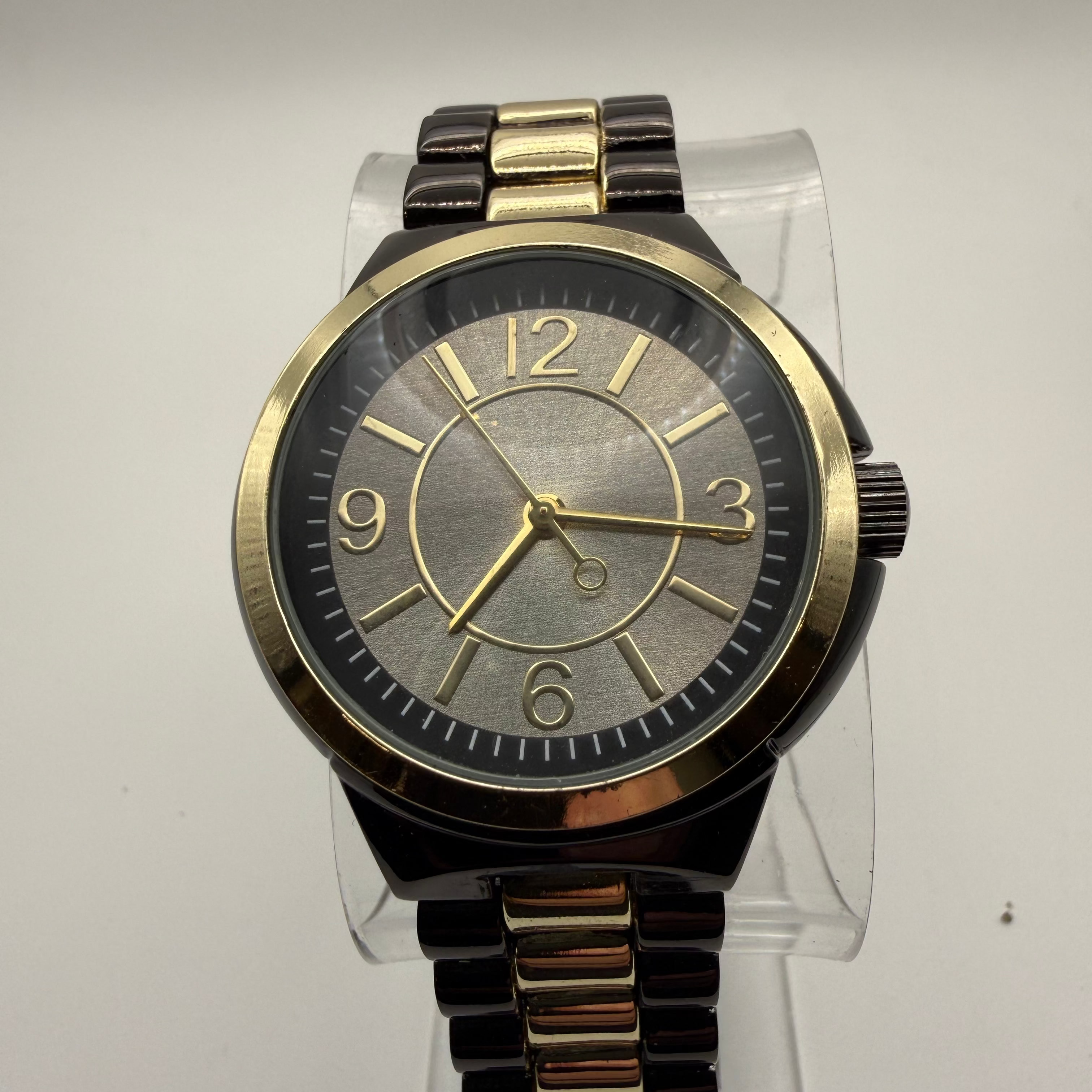 George- Black and gold fashion watch- £7.99
