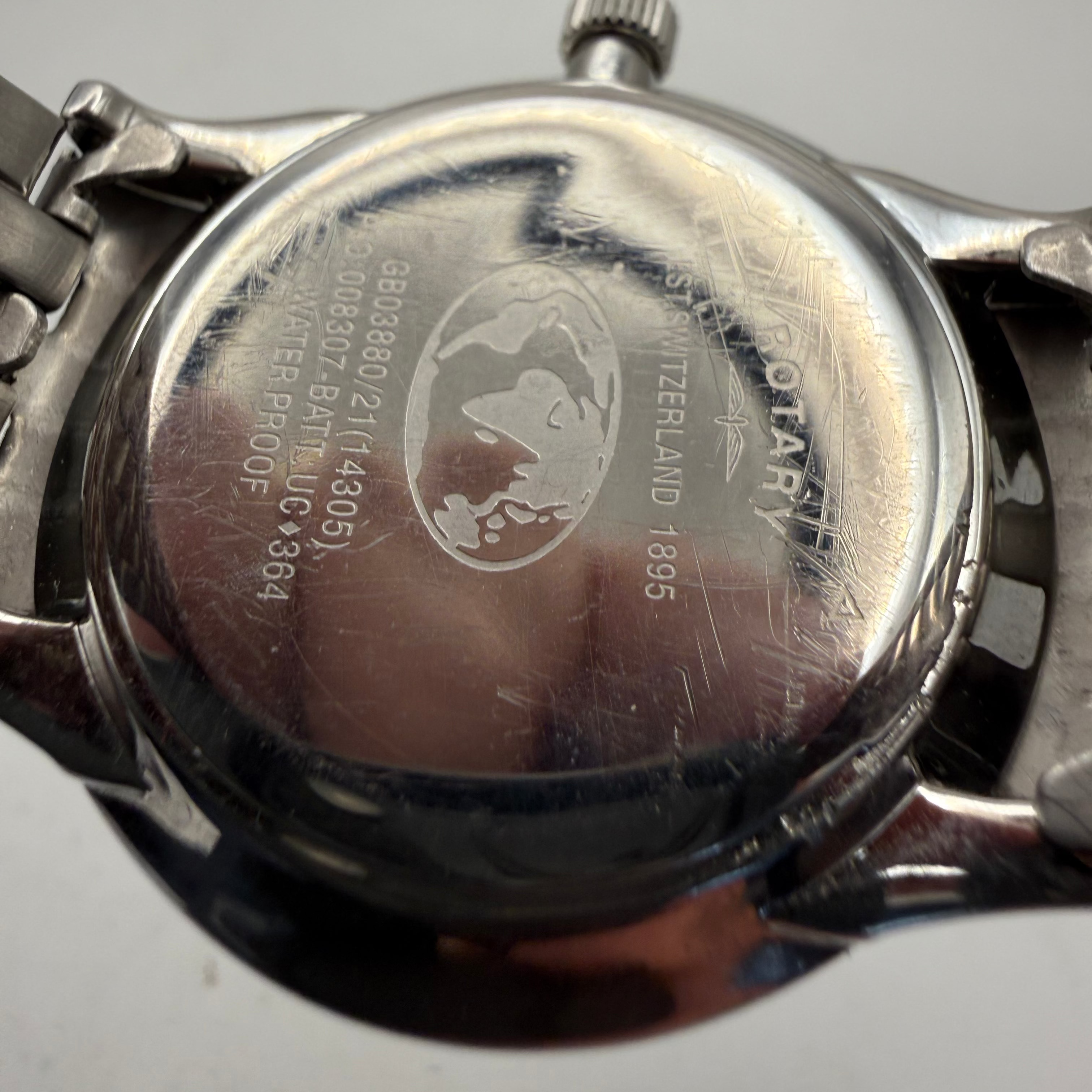 Rotary GB03880/21 Gentleman's Quartz Watch – Box, Instructions & Spare Links – New Battery Fitted- £70.00
