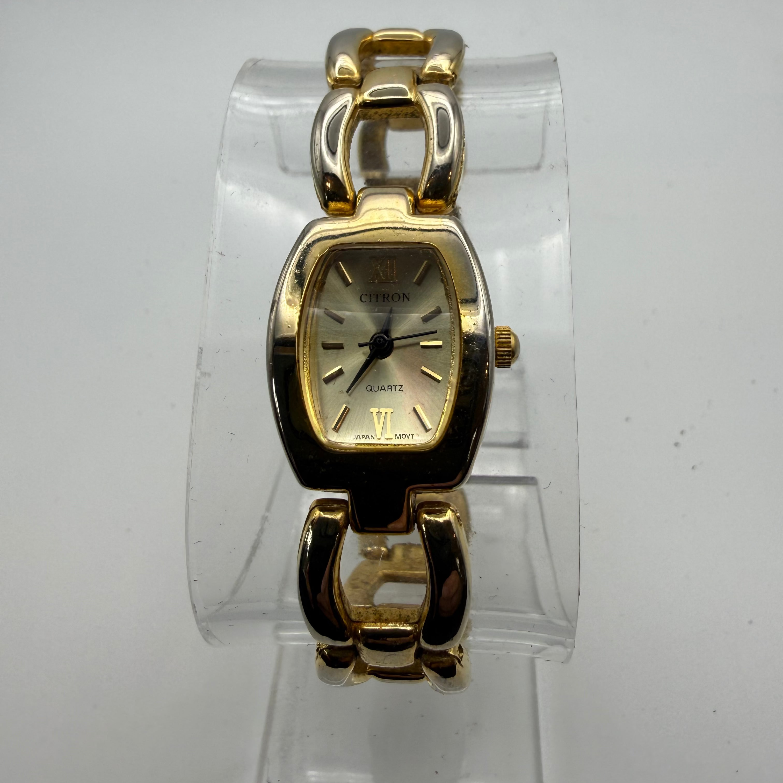 Citron Ladies Gold Tone Quartz Bracelet Watch- £10.99