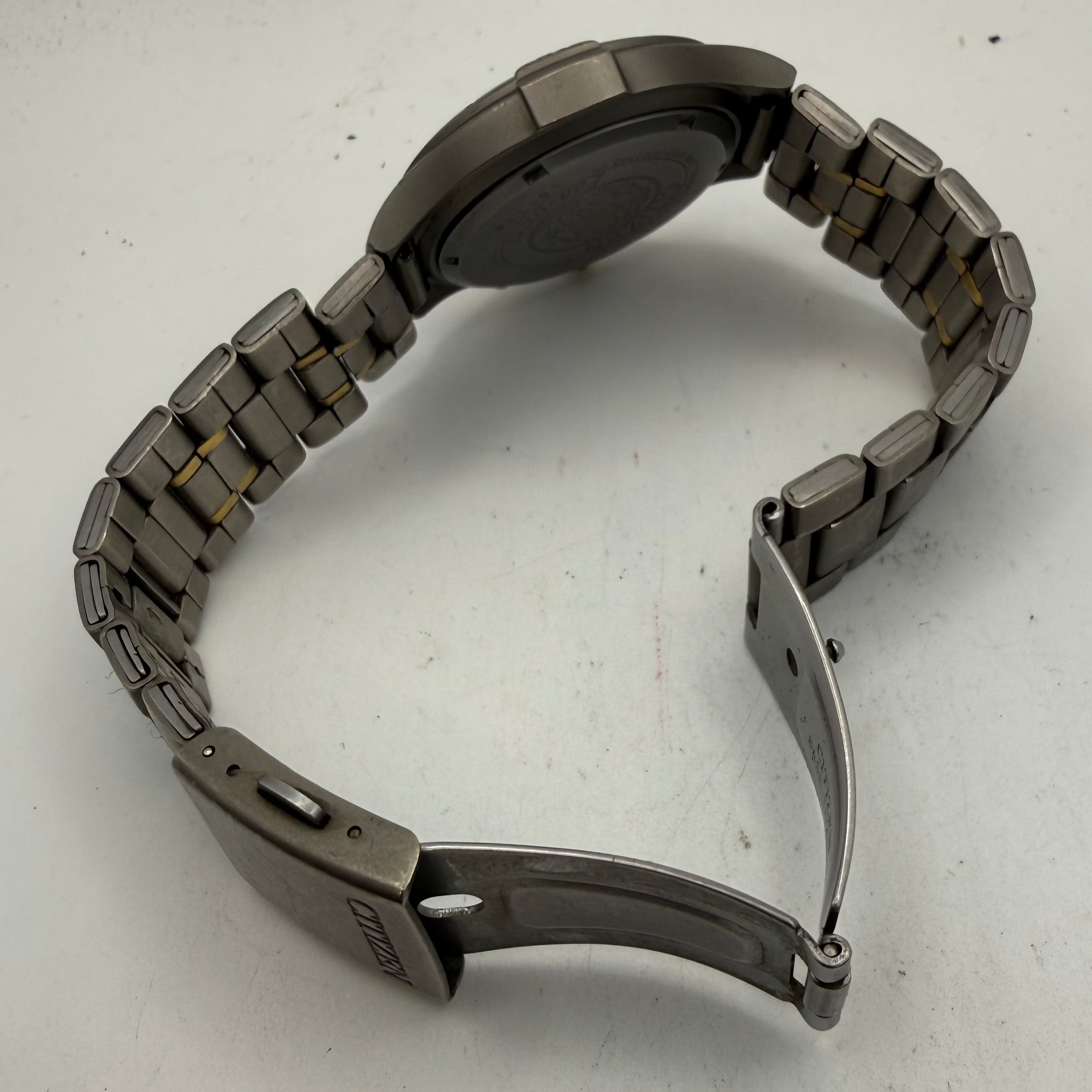 Citizen Eco-Drive Titanium Chronograph Alarm 42mm Men's Watch (Fully Tested and Working)- £