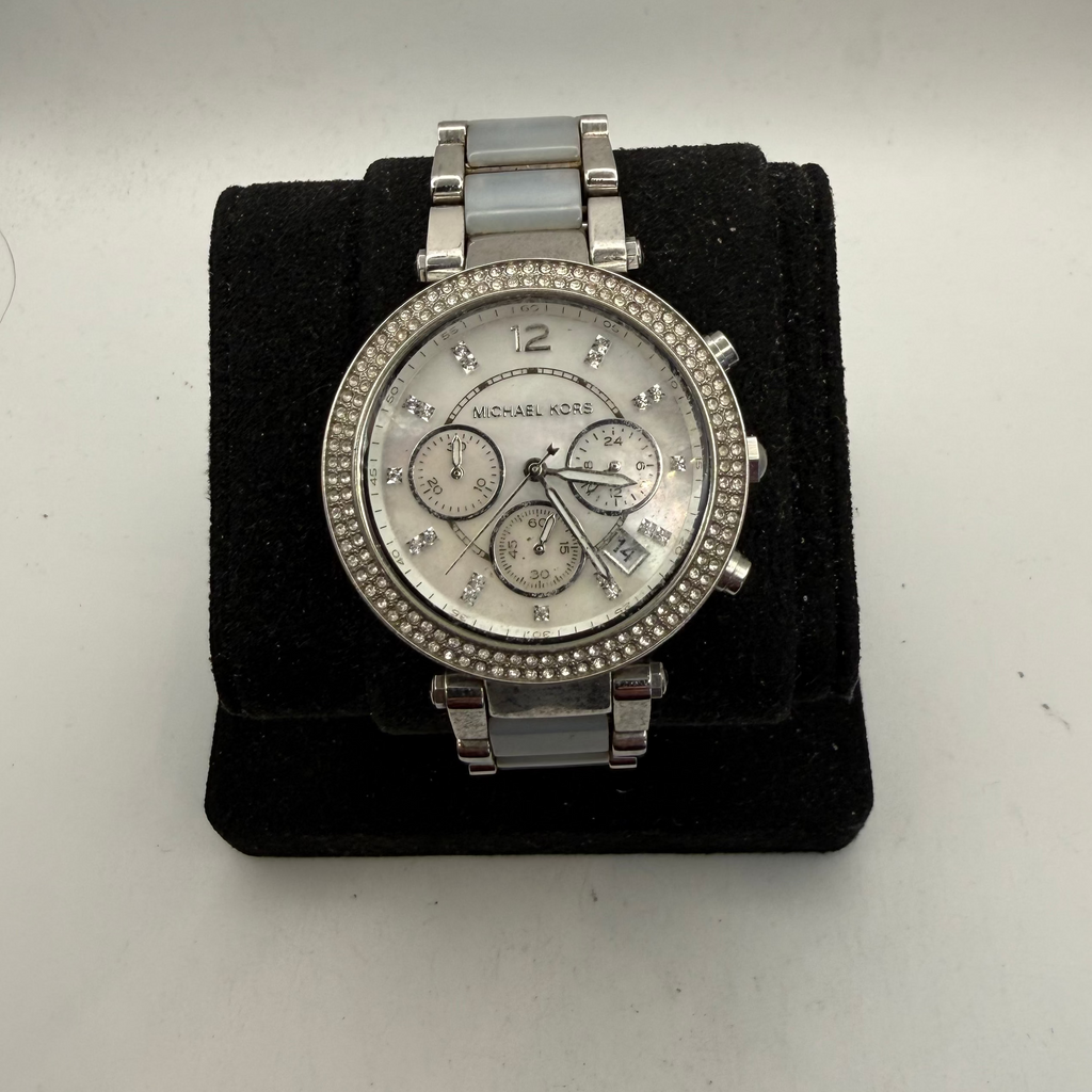 Michael Kors Ladies Chronograph Crystal Bezel Watch 42mm (Fully Tested and Working)- £45.00