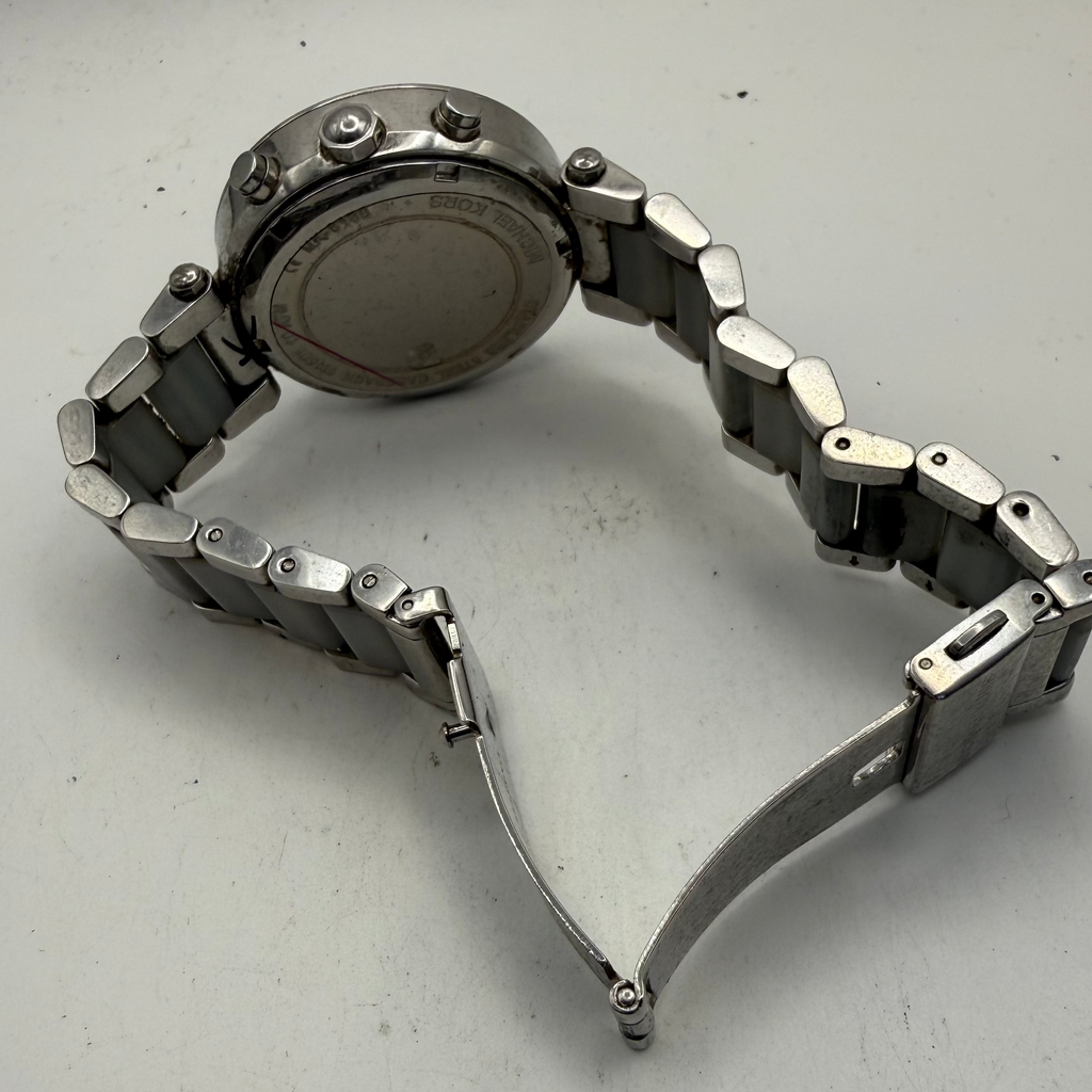 Michael Kors Ladies Chronograph Crystal Bezel Watch 42mm (Fully Tested and Working)- £45.00