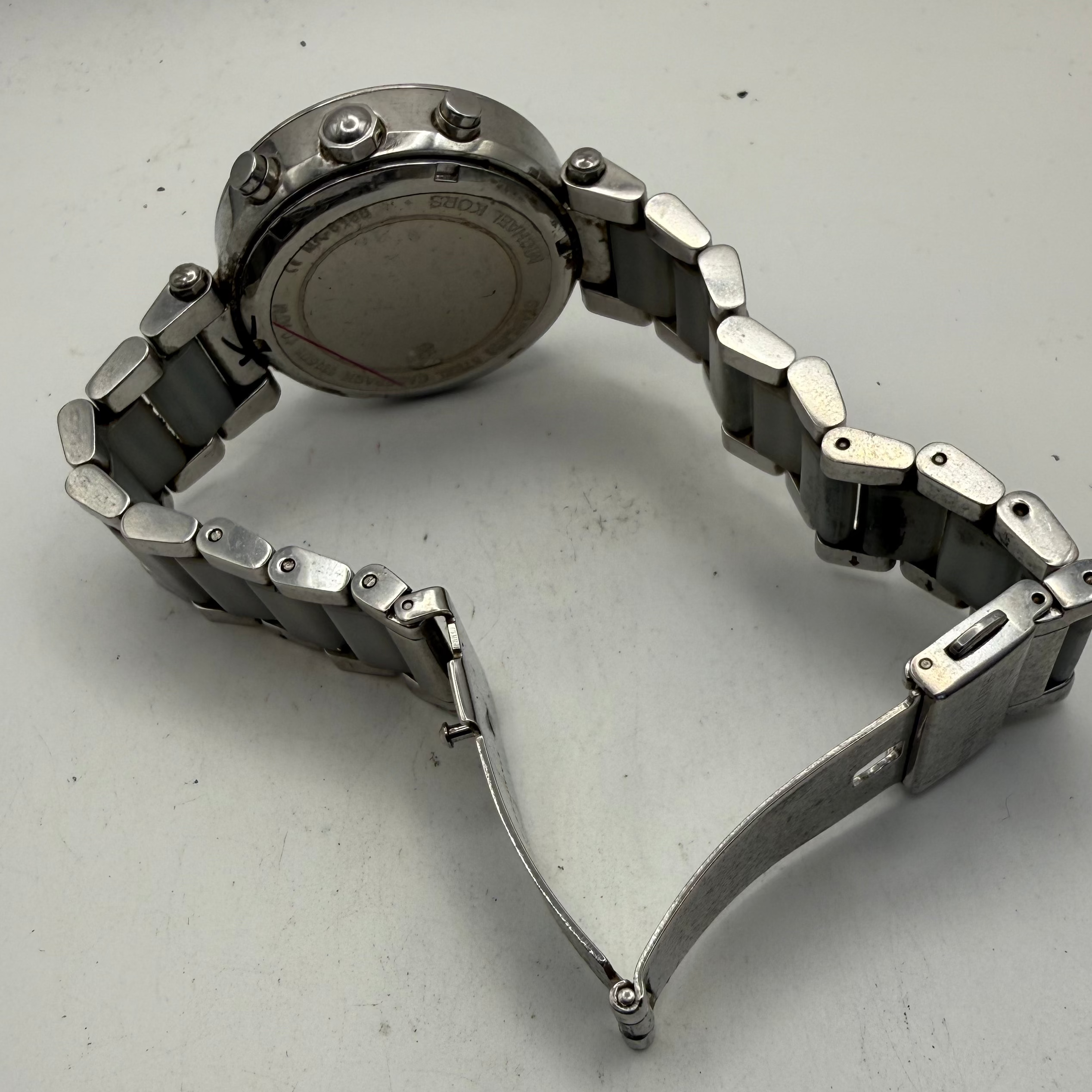 Michael Kors Ladies Chronograph Crystal Bezel Watch 42mm (Fully Tested and Working)- £45.00