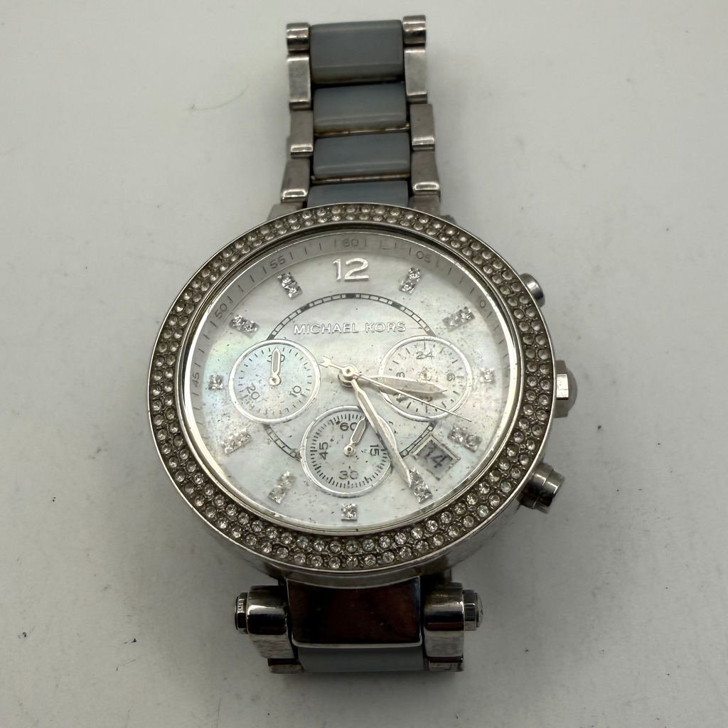 Michael Kors Ladies Chronograph Crystal Bezel Watch 42mm (Fully Tested and Working)- £45.00