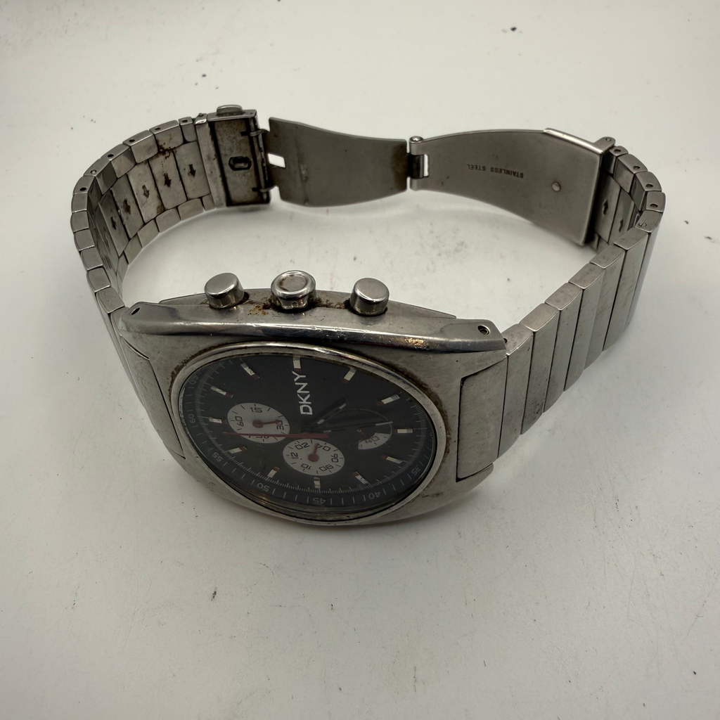DKNY NY-5081 Men's Chronograph Stainless Steel Watch 44mm (Fully Tested and Working)- £45.00