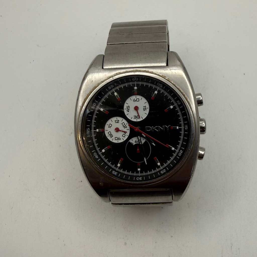 DKNY NY-5081 Men's Chronograph Stainless Steel Watch 44mm (Fully Tested and Working)- £45.00