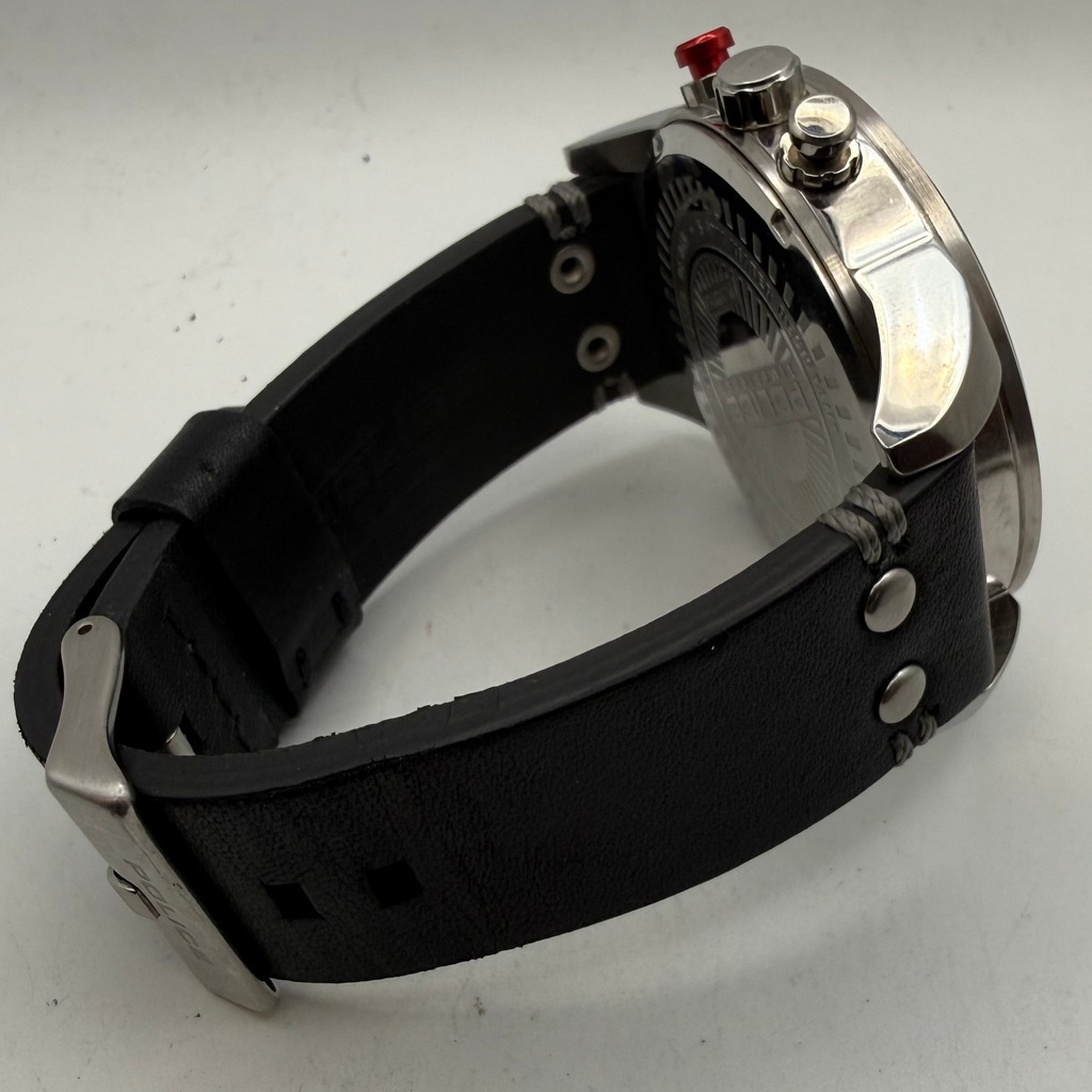Police Multi-Function Black Dial Men's Watch 14378J (Fully Tested and Working)- £45.00