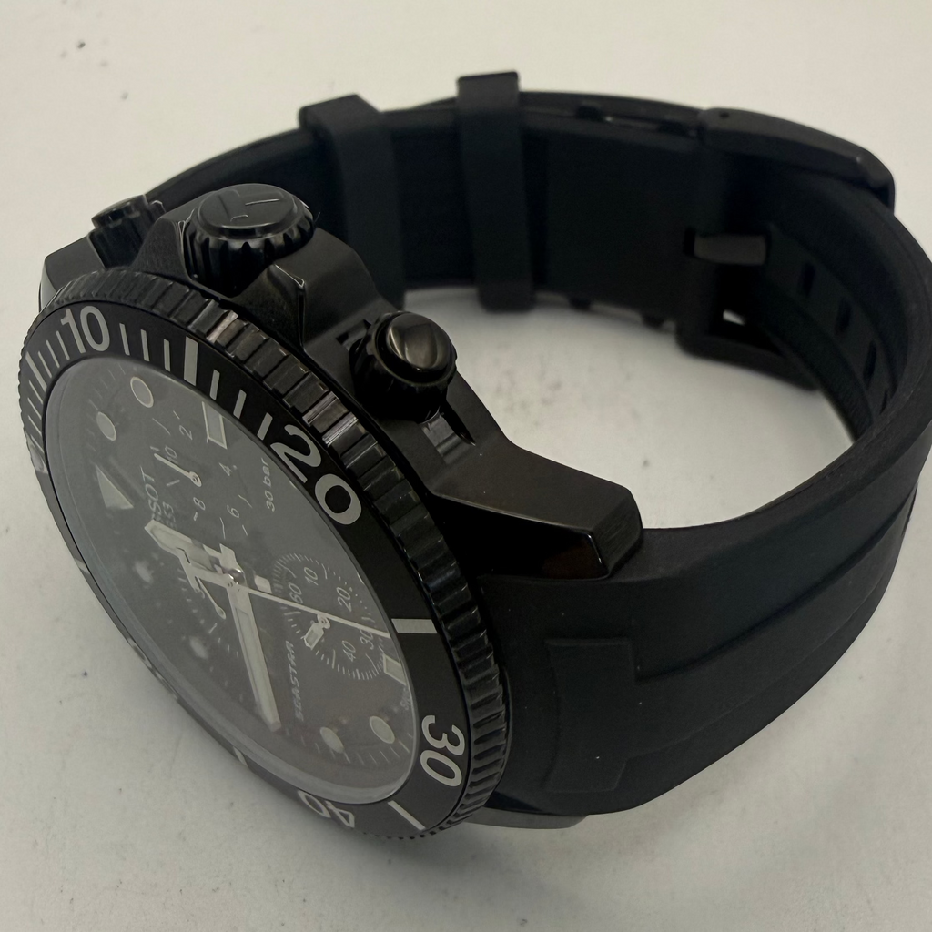 Tissot Seastar 1000 Chronograph Black PVD 30 Bar Men's Watch (Fully Tested and Working)- £300.00