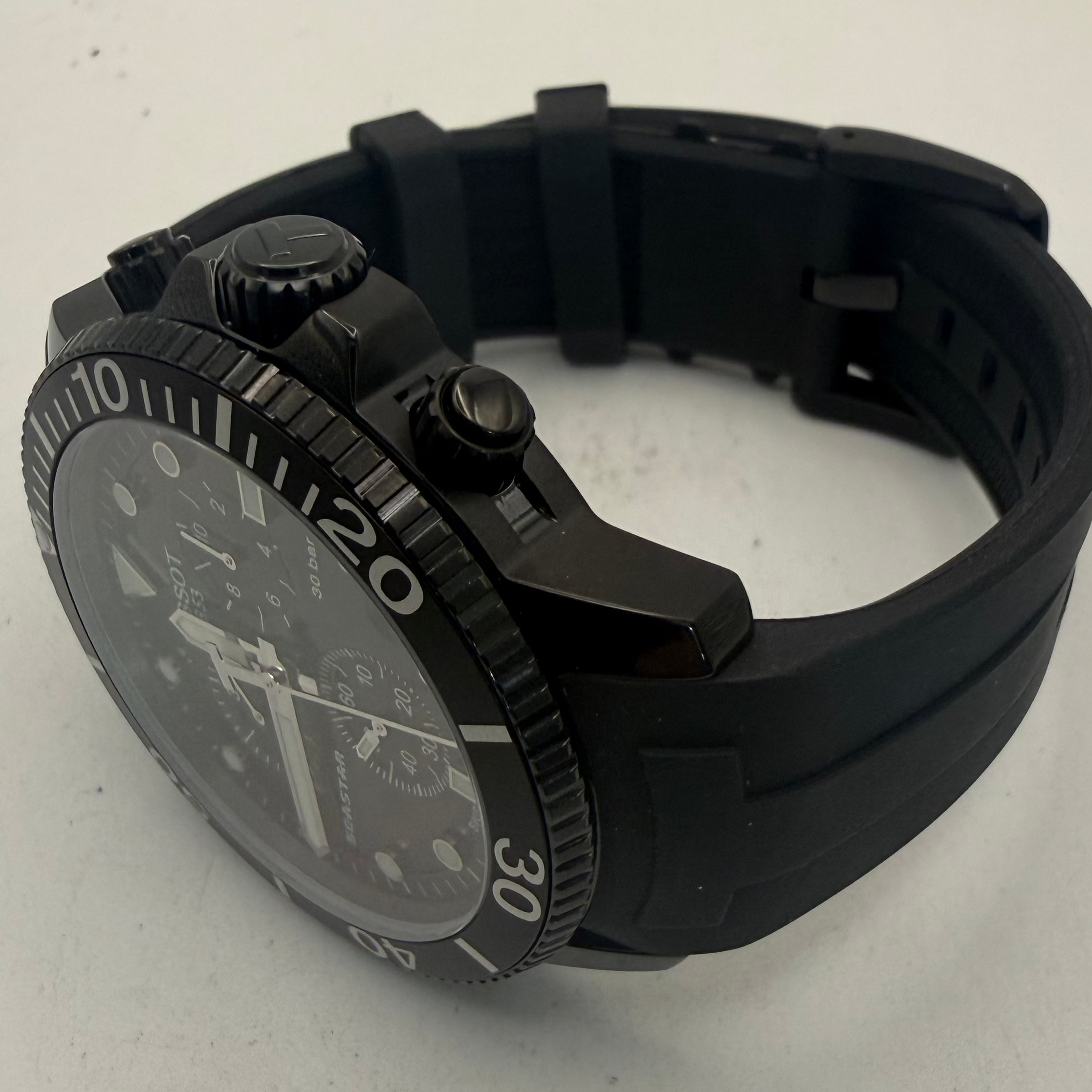 Tissot Seastar 1000 Chronograph Black PVD 30 Bar Men's Watch (Fully Tested and Working)- £300.00