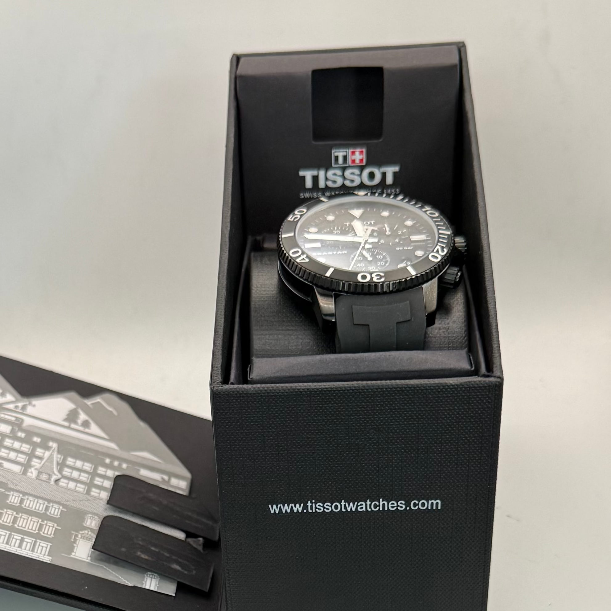 Tissot Seastar 1000 Chronograph Black PVD 30 Bar Men's Watch (Fully Tested and Working)- £300.00