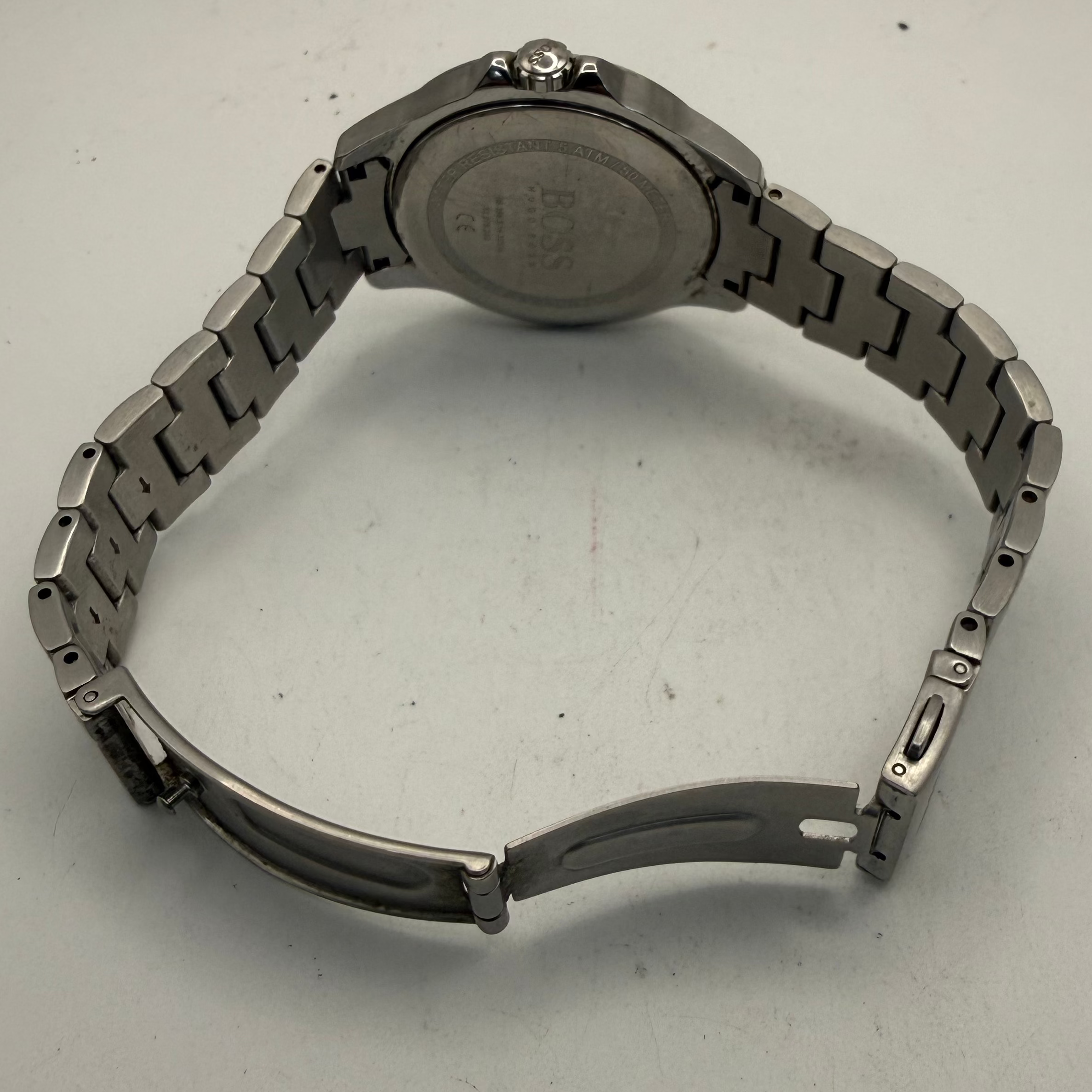 Hugo Boss Ladies Blue Mother of Pearl Crystal Bezel Watch (Fully Tested and Working)- £45.00