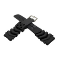 Rubber Strap 23mm black rubber strap- £8.99