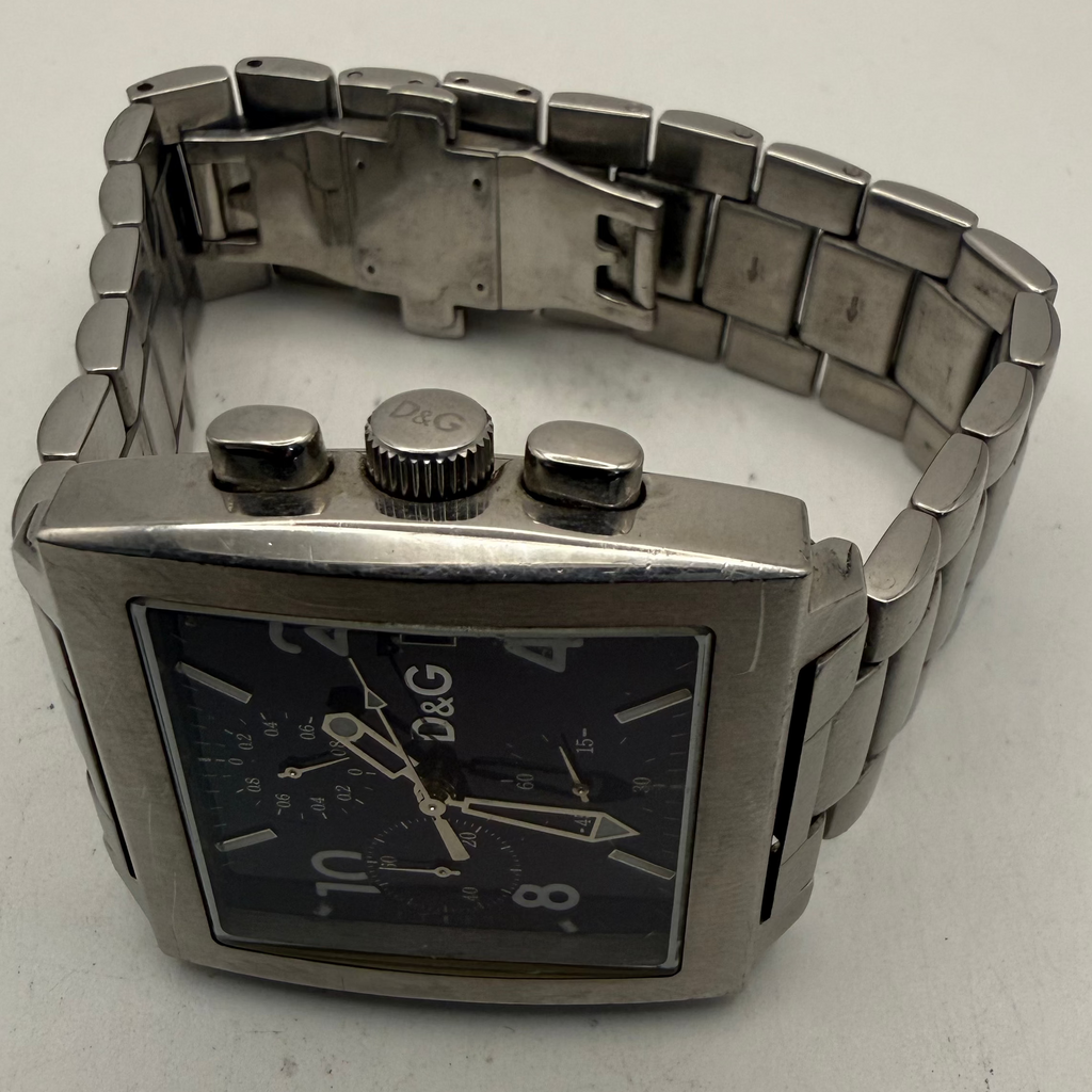 Dolce & Gabbana D&G Time Blue Chronograph Date Watch (Fully Tested and Working)- £50.00